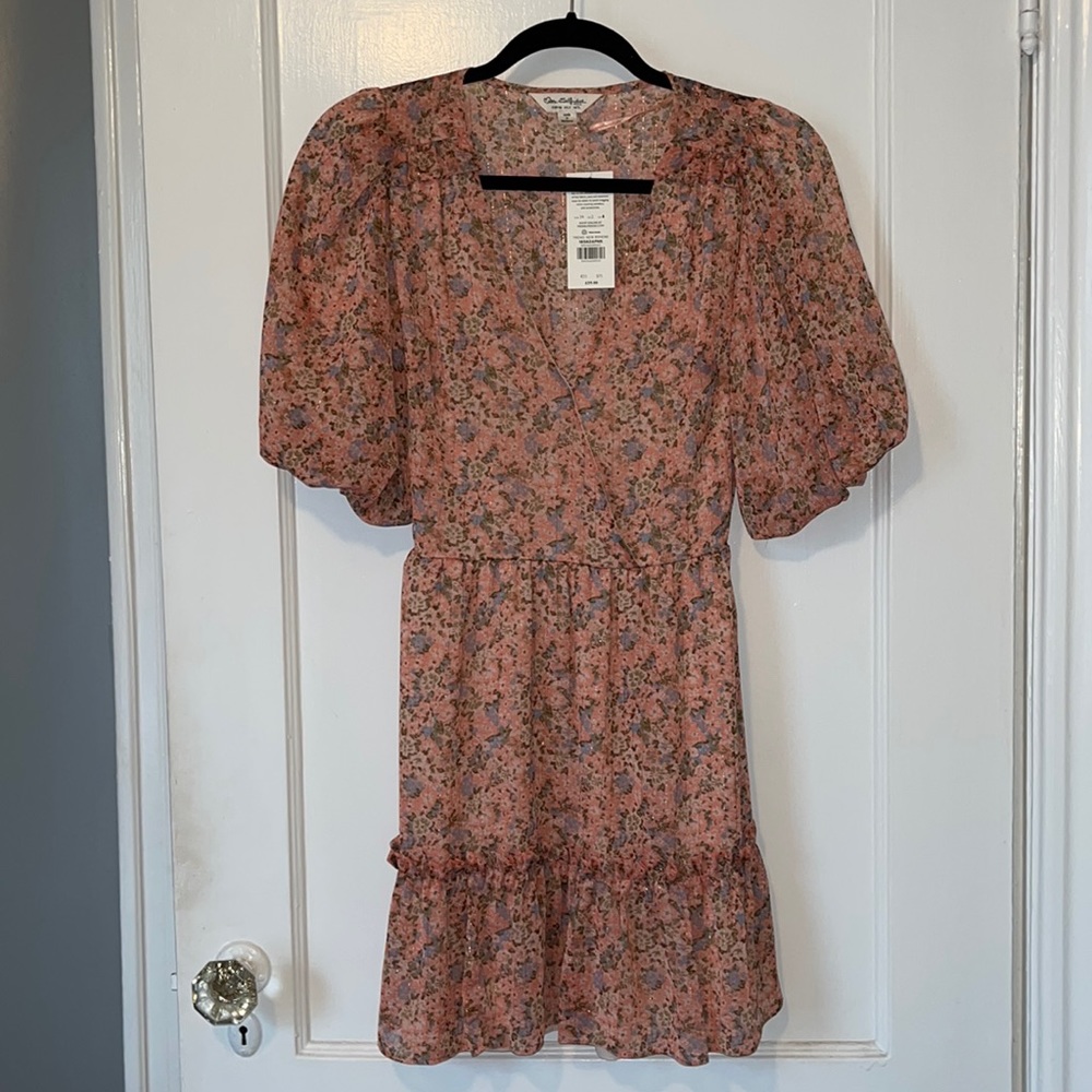 Miss Selfridge Floral Puff Sleeve Dress